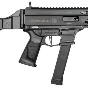 Grand Power 810091152850 Stribog SP9A3G 9mm Luger 8" Black, SB Tactical Brace