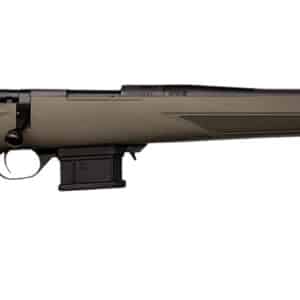 Howa HMACF6ARCGYTH 1500 Mini Action 6mm ARC 20" Black Carbon Fiber Threaded Barrel, Black Drilled & Tapped Steel Receiver, Fixed HTI Green Synthetic Stock