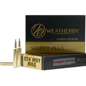 Weatherby M22437HCB 224WthbyMag 37gr Hammer Custom 20 Per Box/10 Case