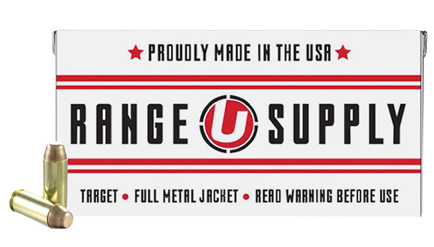 Underwood Ammo 297 10mmAuto 180gr Full Metal Jacket Flat Nose 50 Per Box/10 Case