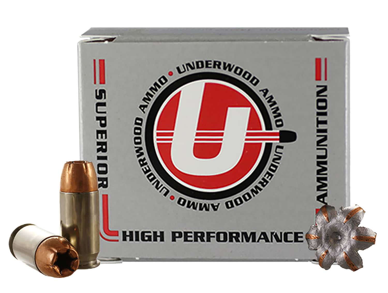 Underwood Ammo 334 45ACP+P 230gr Jacketed Hollow Point 20 Per Box/10 Case