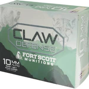 Fort Scott Munitions 10MM190SCVFNCD Claw Defense  10mm 190gr 20 Per Box/25 Case