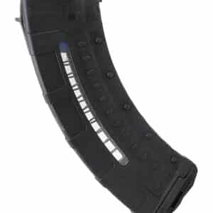 Leapers RBTAKM30   30rd Windowed 7.62x39mm Black Polymer/Steel