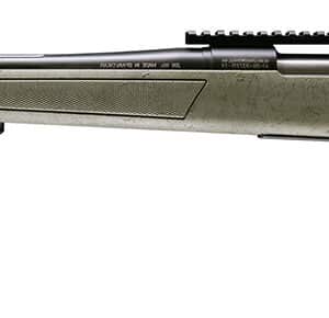 CVA CR3999GLH Cascade XT 7mm PRC 2+1 24" Graphite Black Cerakote Fluted Threaded Barrel, Graphite Black Cerakote Picatinny Rail, Fixed OD Green w/Black Webbing Synthetic Stock, Left Hand