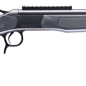 CVA CR4442 Scout  45-70 Gov 1rd 22" Blued Threaded Barrel, Blued Picatinny Rail Receiver, Stealth Gray Fixed Synthetic Stock