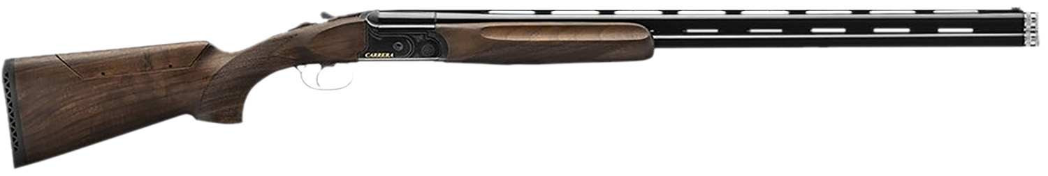 Italian Firearms Group FRDC411232 Carrera One 12 Gauge Break Open 3" 2 32" Black Over/Under Vent Rib Barrel, Black Adjustable XR Walnut Stock