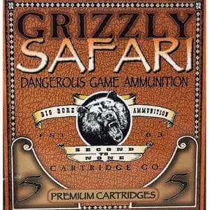 Grizzly Ammo GC45RG5 450Rigby 500gr Solid Brass 5 Per Box/10 Case