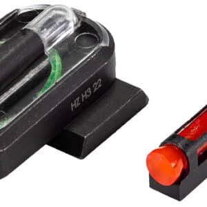 HiViz SFHFD21 FastDot  H3  Red/Fiber Optic Green Tritium Black Frame Fits Springfield Hellcat Pro