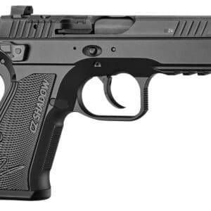 CZ-USA 91244 Shadow 2 Carry Carry Frame 9mm Luger 15+1 4" Black Steel Barrel, Black Serrated Slide, Black Aluminum Frame w/Beavertail & Picatinny Rail, Black Duralumin Grip