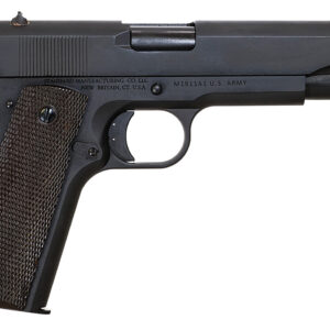 Standard Mfg 1911 Government Full Size Frame 45 ACP 7+1 5" Black Steel Barrel, Black Parkerized Steel Serrated Slide, Black Parkerized Steel Frame w/Beavertail, Textured Grip