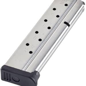 CMC Products MRP9FS10 Range Pro 10rd 9mm Fits 1911 Full Size Stainless/Black Fluoropolymer