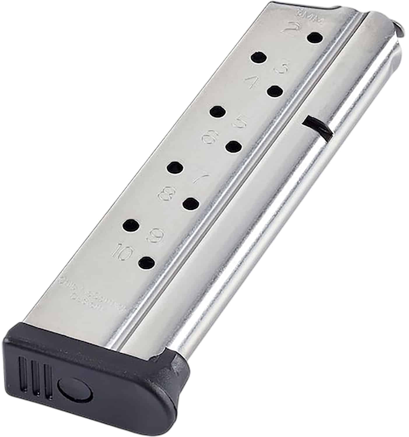 CMC Products MRP9FS10 Range Pro 10rd 9mm Fits 1911 Full Size Stainless/Black Fluoropolymer