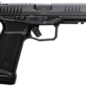 AREX 815537023893 Delta L Gen2 9mm Luger 17+1 4.50" Black Barrel, Black Nitride Optic Cut/Serrated Slide, Black Frame, Ambidextrous