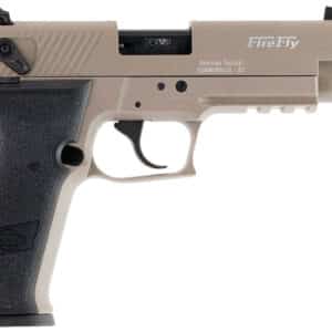 GSG GERG2213TFFTA FireFly 22 LR 13+1 4.90" Black Threaded Barrel, Tan Aluminum Serrated Slide, Tan Aluminum Frame w/Picatinny Rail, Textured Grip