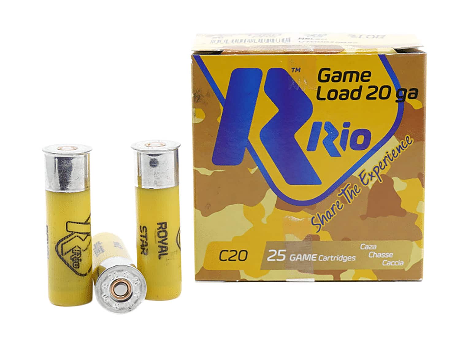 Rio Ammunition RSL20 Royal Star 20Gauge 3.875" 25 Per Box/10 Case