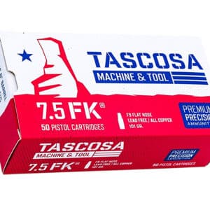 Italian Firearms Group TMTAMMOF9 7.5FK 101gr Flat Nose 50 Per Box/12 Case
