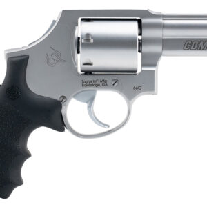Taurus 2-66039C-HG 66C 357 Mag 7 Shot Stainless Steel Barrel, Frame & Cylinder, Black Hogue G10 Grip