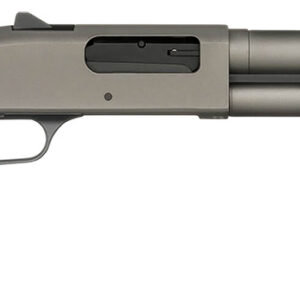 Mossberg 50798 590A1 NFA Pro 12 Gauge 5+1 14" Tungsten Gray Cerakote Barrel & Steel Drilled & Tapped Receiver, Fixed Black Synthetic Stock