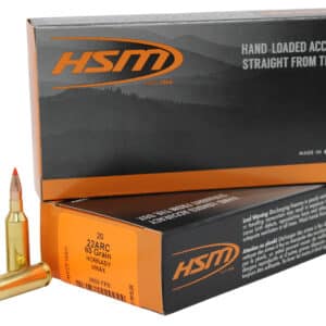 HSM 22ARC3N Varmint 22ARC 60gr V-Max 20 Per Box/25 Case