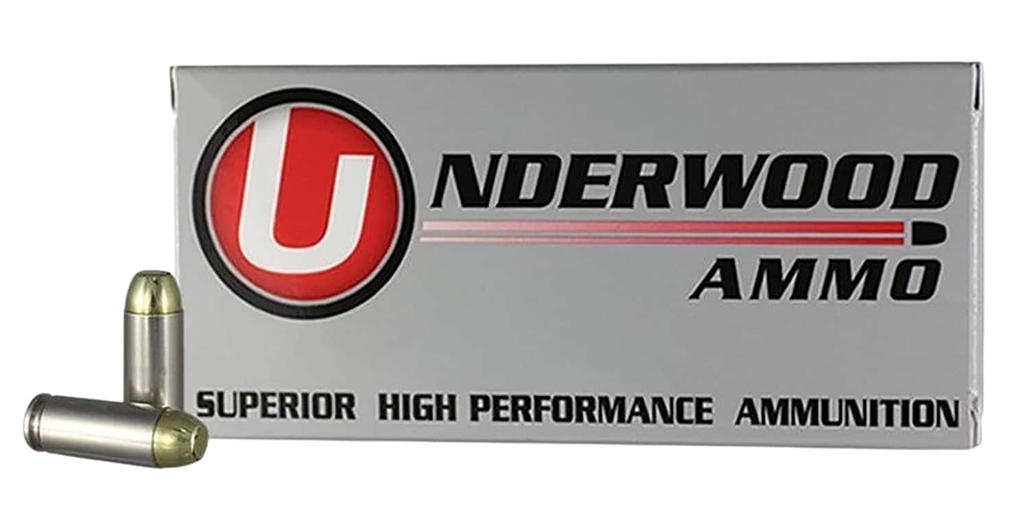 Underwood Ammo 241 10mmAuto 180gr Full Metal Jacket Flat Nose 50 Per Box/10 Case