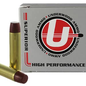 Underwood Ammo 726 Gas Check 460S&WMag 360gr Hard Cast Long Wide Nose 20 Per Box/10 Case