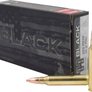 Hornady 80234 Black 223Rem 62gr Full Metal Jacket 20 Per Box/10 Case
