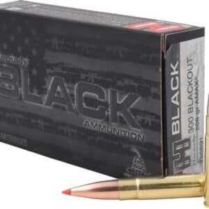 Hornady 80891 Black 300Blackout 208gr Hornady A Max 20 Per Box/10 Case