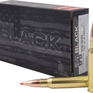 Hornady 80927 Black 308Win 155gr Hornady A Max 20 Per Box/10 Case