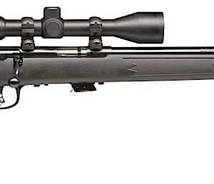 Savage Arms 29200 Mark II FVXP Full Size 22 LR 5+1 21" Matte Blued Button-Rifled Barrel, Drilled & Tapped Matte Blued Steel Receiver, Matte Black Fixed Synthetic Stock, 3-9x40mm Duplex Scope