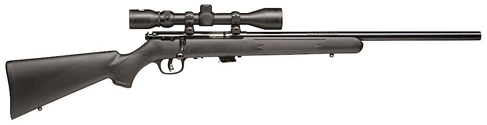 Savage Arms 29200 Mark II FVXP Full Size 22 LR 5+1 21" Matte Blued Button-Rifled Barrel, Drilled & Tapped Matte Blued Steel Receiver, Matte Black Fixed Synthetic Stock, 3-9x40mm Duplex Scope