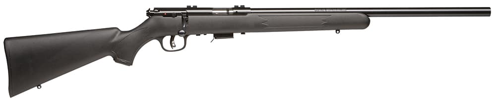 Savage Arms 96700 93R17 FV 17 HMR Caliber with 5+1 Capacity, 21" Heavy Barrel, Matte Blued Metal Finish, Matte Black Synthetic Stock & AccuTrigger Right Hand (Full Size)