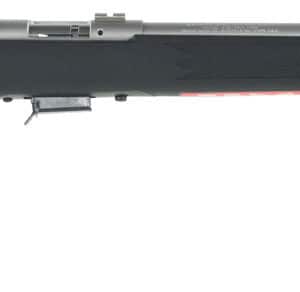 Savage Arms 96703 93R17 FVSS Full Size 17 HMR 5+1 21" Matte Heavy Button Rifled Barrel, Matte Drilled & Tapped Stainless Steel Receiver, Matte Black Fixed Synthetic Stock, Right Hand