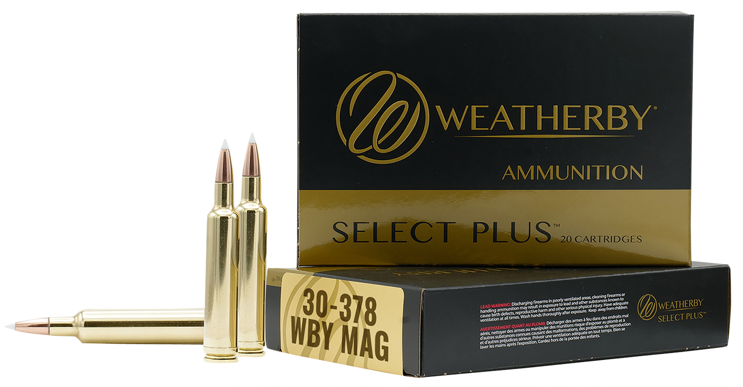 Weatherby B303180TTSX Select Plus 30-378WthbyMag 180gr Barnes Tipped TSX Lead Free 20 Per Box/10 Case