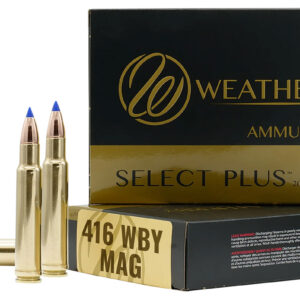 Weatherby B416350TTSX Select Plus 416WthbyMag 350gr Barnes Tipped TSX Lead Free 20 Per Box/10 Case