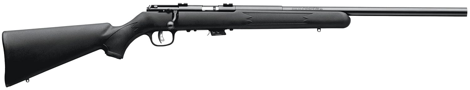 Savage Arms 28700 Mark II FV Full Size 22 LR 5+1 21" Matte Black Heavy Button Rifled Barrel, Matte Black Drilled & Tapped Carbon Steel Receiver, Matte Black Fixed Synthetic Stock, Right Hand