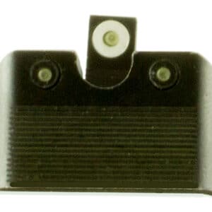 TruGlo TG231MP2W Tritium Pro Black | Green Tritium White Outline Front Sight Green Tritium Rear Sight