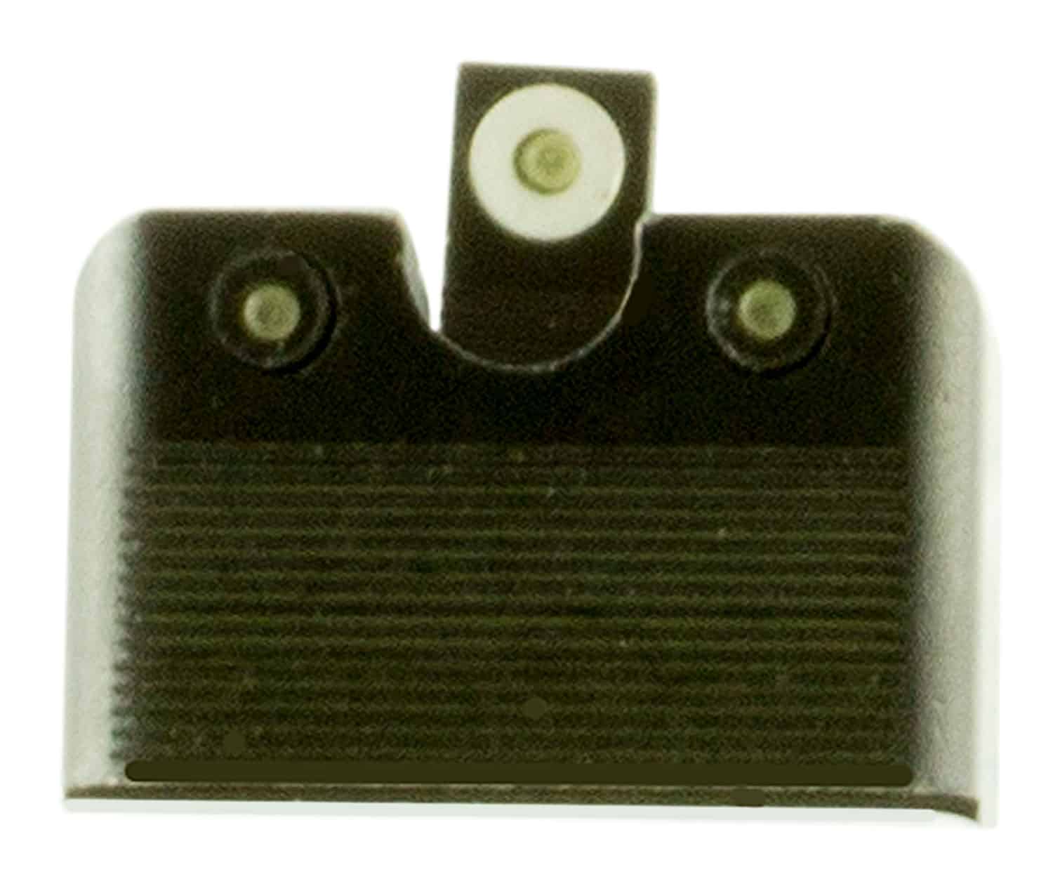 TruGlo TG231MP2W Tritium Pro Black | Green Tritium White Outline Front Sight Green Tritium Rear Sight