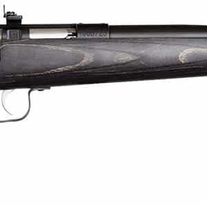 Crickett KSA2244 Youth 22 LR 1rd 16.12" Blued Barrel & Receiver, Fixed Front/Adjustable Rear Peep Sight, Black Laminate Stock w/11.5" LOP, Rebounding Firing Pin Safety