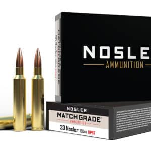 Nosler 60029 Match Grade 30Nosler 190gr Custom Competition Hollow Point Boat Tail 20 Per Box/10 Case