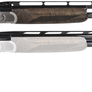CZ-USA 06582 All American Trap Combo 12 Gauge 3" 2rd 32" Gloss Blued Barrel, Brushed Stainless Metal Finish, Turkish Walnut Stock with Monte Carlo Adjustable Comb