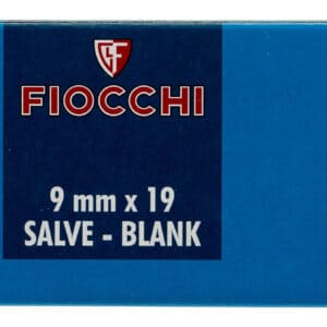 Fiocchi 9MMBLANK Pistol Blank 9mmLuger 50 Per Box/20 Case