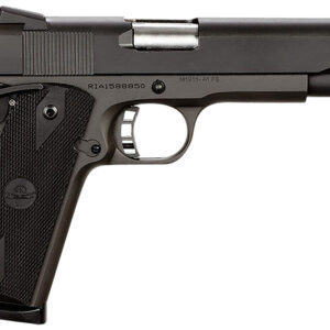 Rock Island 51431 Rock Standard FS 45 ACP Caliber with 5" Barrel, 8+1 Capacity, Overall Black Parkerized Finish Steel, Beavertail Frame, Serrated Slide & Black Rubber Grip