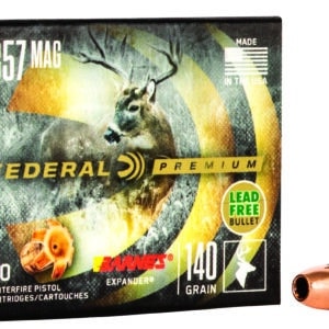 Federal P357XB1 Premium 357Mag 140gr Barnes Expander BRX 20 Per Box/10 Case
