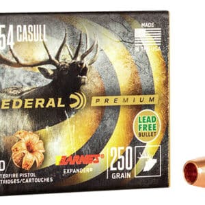 Federal P454XB1 Premium 454Casull 250gr Barnes Expander BRX 20 Per Box/10 Case