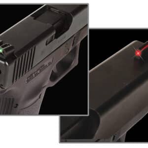 TruGlo TG131G1 Fiber-Optic  Red/Fiber Optic Front Sight-Green/Fiber Optic Rear Sight Glock 17/17L/19