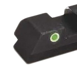 AmeriGlo GL119 Classic Tritium Sight Set for Glock Green Tritium White Outline Front Sight-Green Tritium White Outline Rear Sight