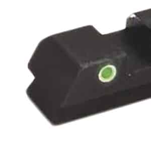AmeriGlo GL113 Classic Tritium Sight Set for Glock  Green Tritium White Outline Front Sight-Green Tritium White Outline Rear Sight
