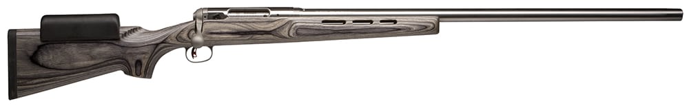 Savage Arms 18154 12 F/TR Full Size 308 Win 1rd 30" Matte Button Rifled Barrel, Matte Stainless Steel Receiver Drilled & Tapped, Satin Gray Fixed Laminate Stock, Right Hand