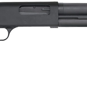 Mossberg 50778 590 Tactical 12 Gauge 6+1 3" 18.50" Cylinder Bore Barrel, Matte Blued Metal Finish, Dual Extractors, Drilled & Tapped Receiver, Synthetic Stock