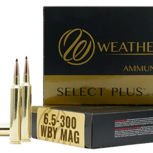 Weatherby B653127LRX Select Plus 6.5-300WthbyMag 127gr Barnes LRX Lead Free 20 Per Box/10 Case